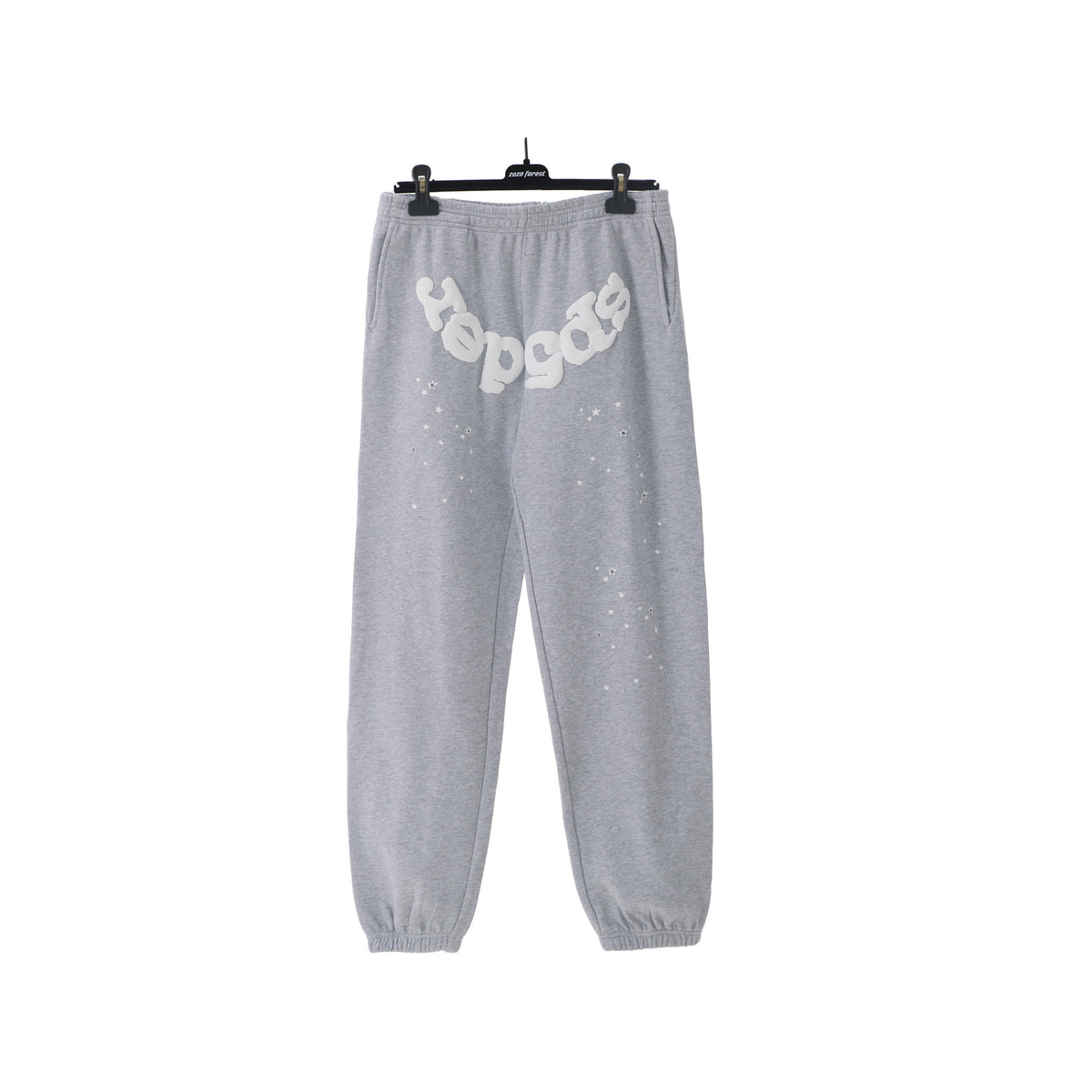 Sp5der Foam Print Spider Web Hoodie Sweatshirt Jogger Pants Set