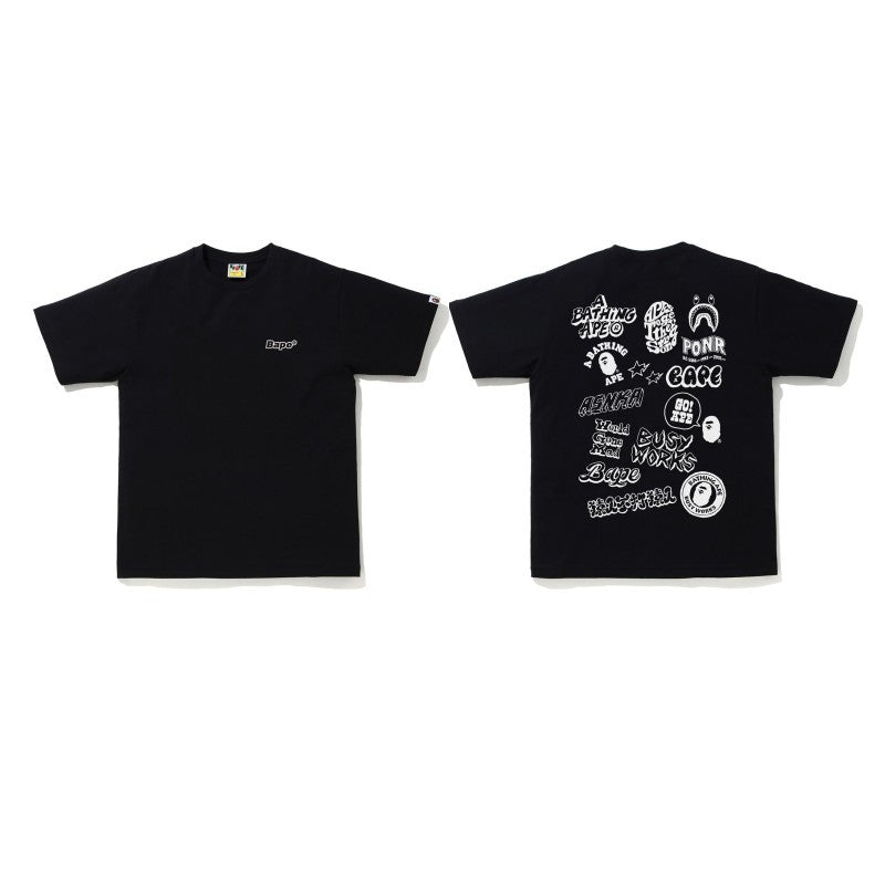 Bape Ape Head Shark Koi Fuji Graphic Oversized Tee Streetwear Unisex