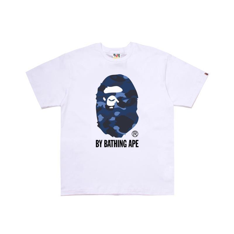 Bape Multi‑Ape‑Head Graphic Oversized Tee Streetwear Unisex