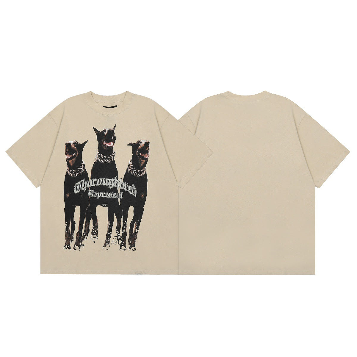 Represent Shark Washed Graphic Oversized Tee Streetwear Unisex