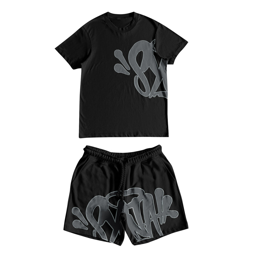 Syna World Graffiti T-Shirt & Shorts Unisex Streetwear Set