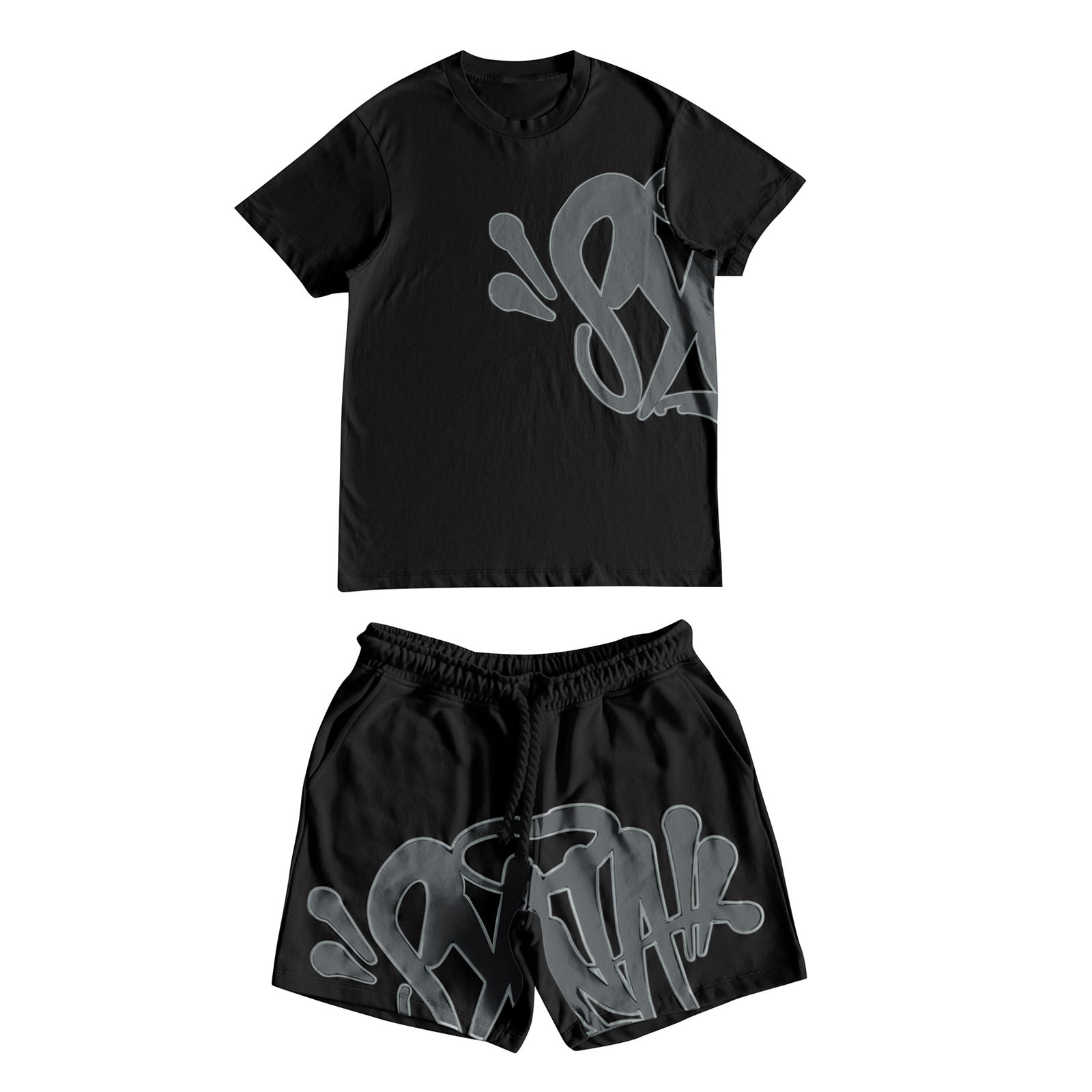 Syna World Graffiti T-Shirt & Shorts Unisex Streetwear Set