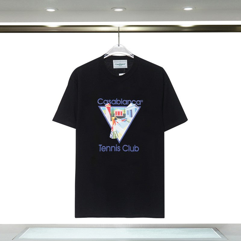 Casablanca Casa Letter Arch Graphic Short Sleeve Tee Streetwear Unisex