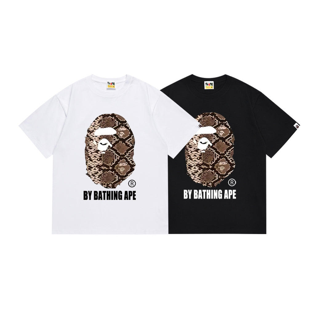 BAPE Ape Head Graphic Print Short Sleeve Tee Streetwear Unisex