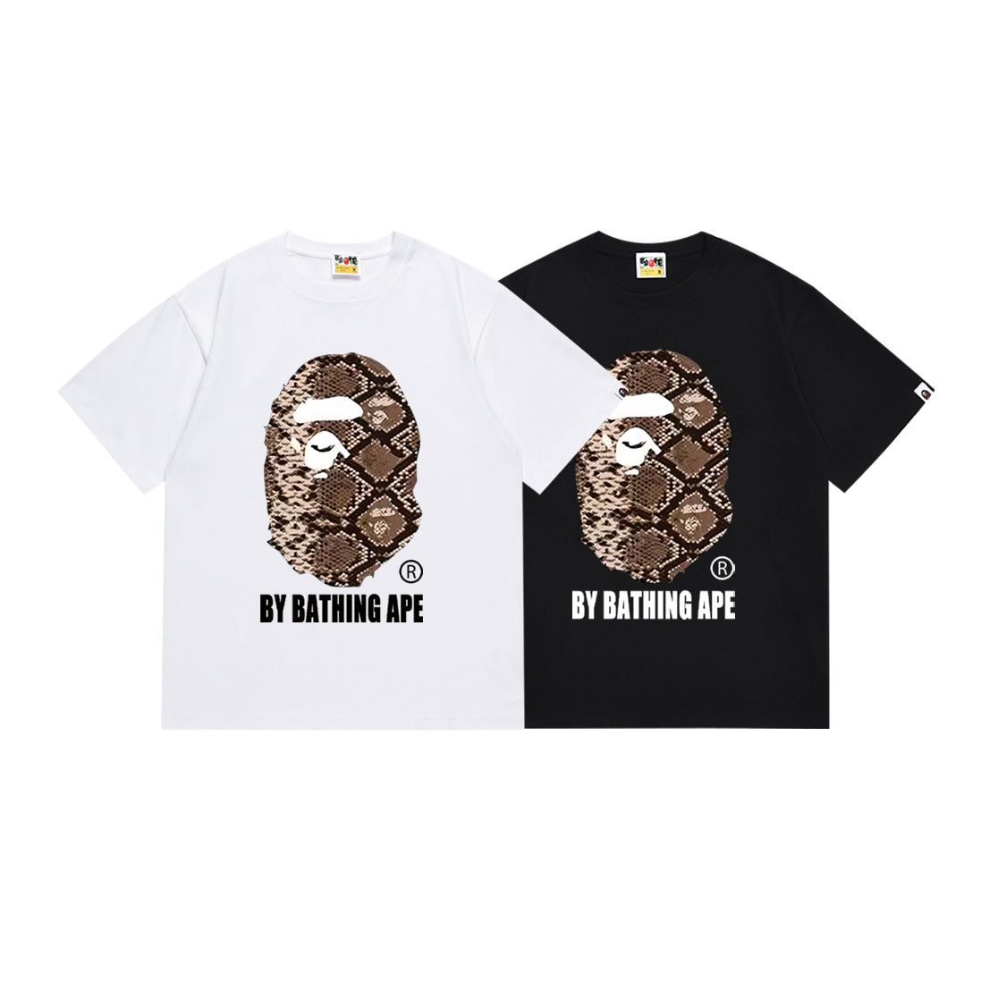 BAPE Ape Head Graphic Print Short Sleeve Tee Streetwear Unisex