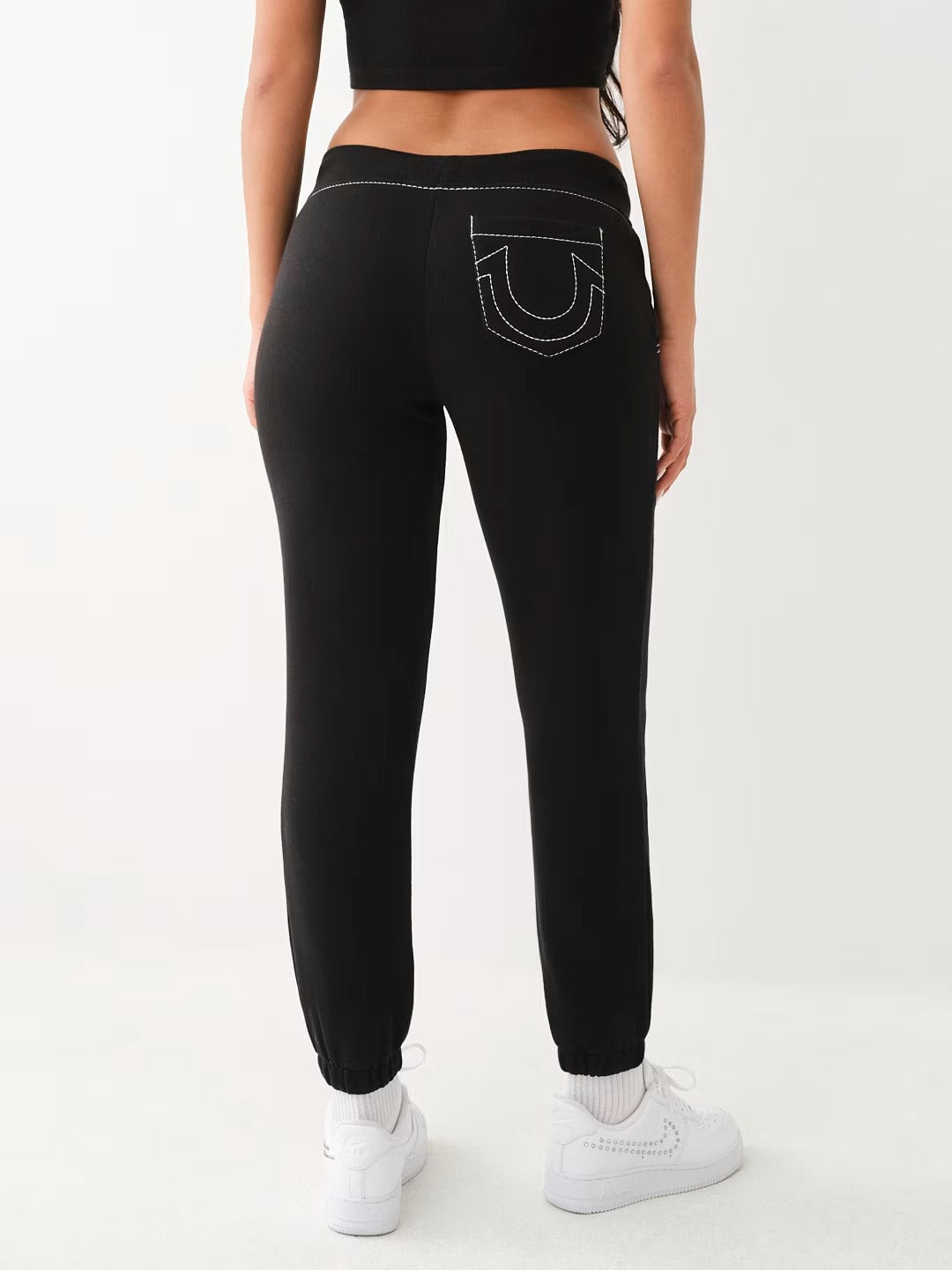 True Religion Y2K Zip Up Hoodie Sweatpants Set Women