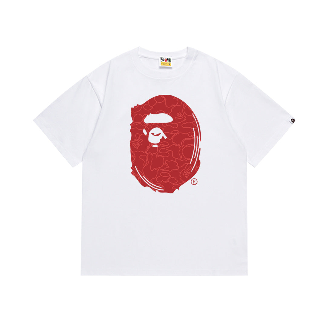 Bape Maneki Neko Ape Head Graphic Oversized Tee Streetwear Unisex