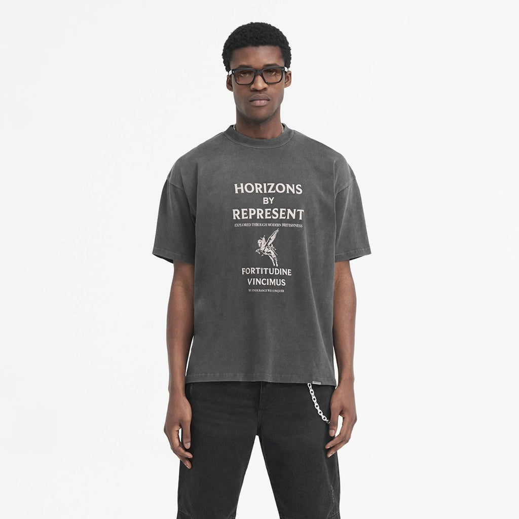 Represent Vintage Washed Graphic Short Sleeve Tee Streetwear Unisex