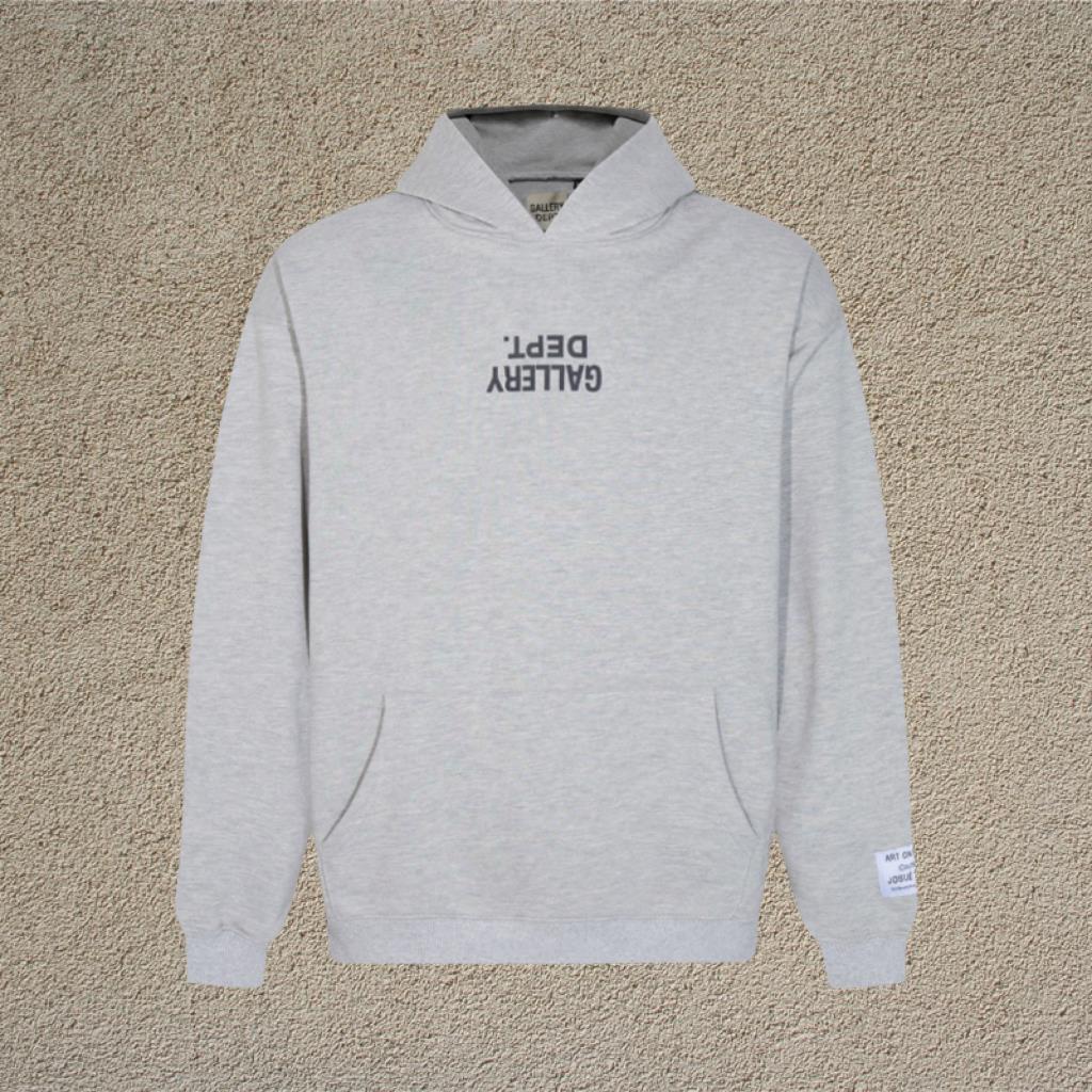 Gallery Dept Letter Print Hoodie Loose Couple Streetwear Sweatshirt