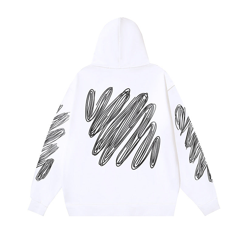 OFF-WHITE Caravaggio Angel Hoodie Heavyweight Streetwear Unisex