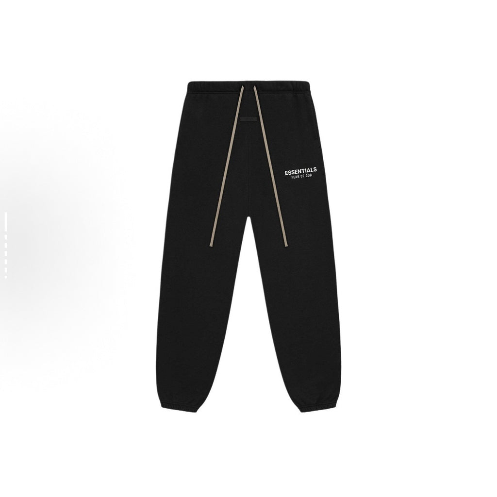 Essentials Rubber Print Small Letter Streetwear Drawstring Jogger Pants
