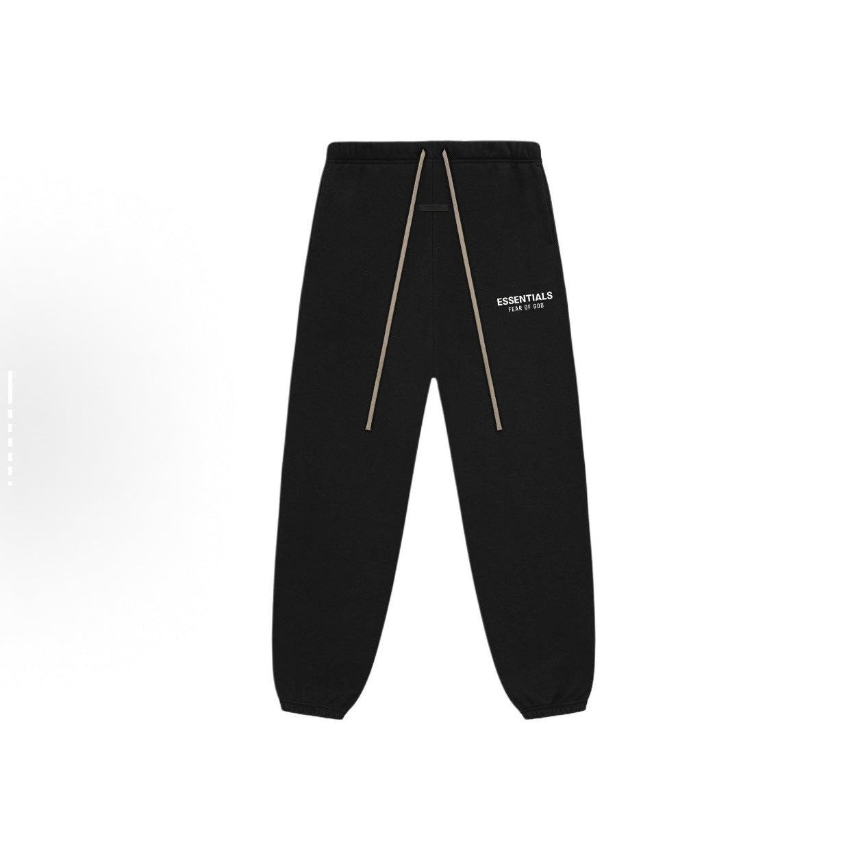 Essentials Rubber Print Small Letter Streetwear Drawstring Jogger Pants