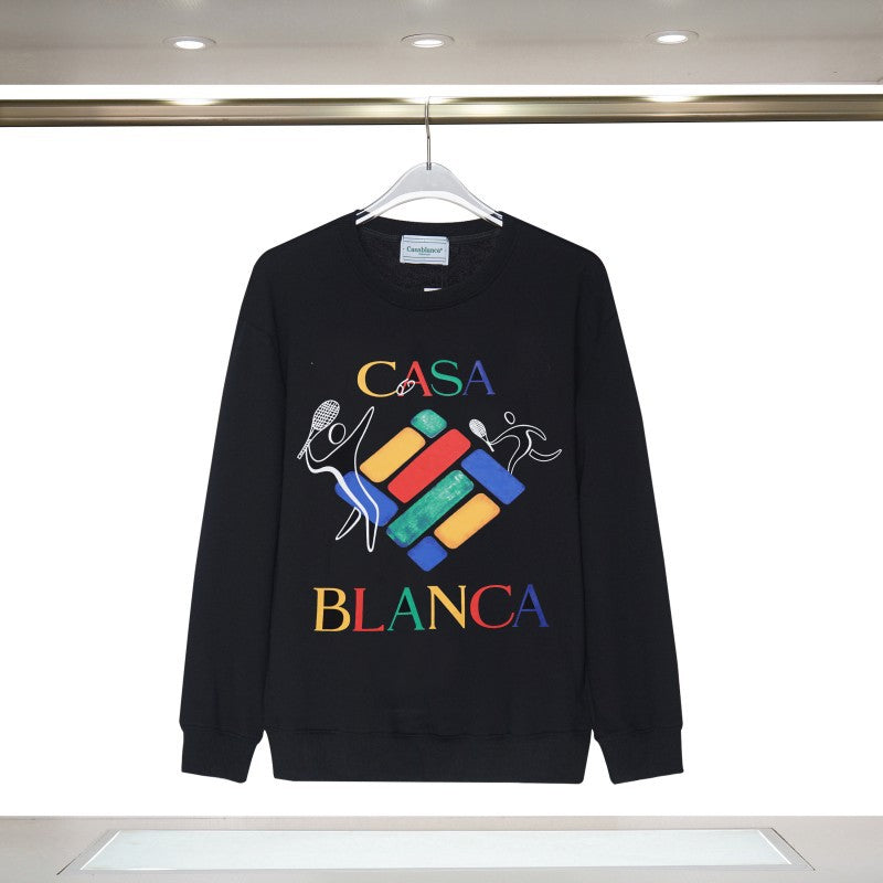 Casablanca Arch Logo Crewneck Casa Graphic Print Casual Pullover