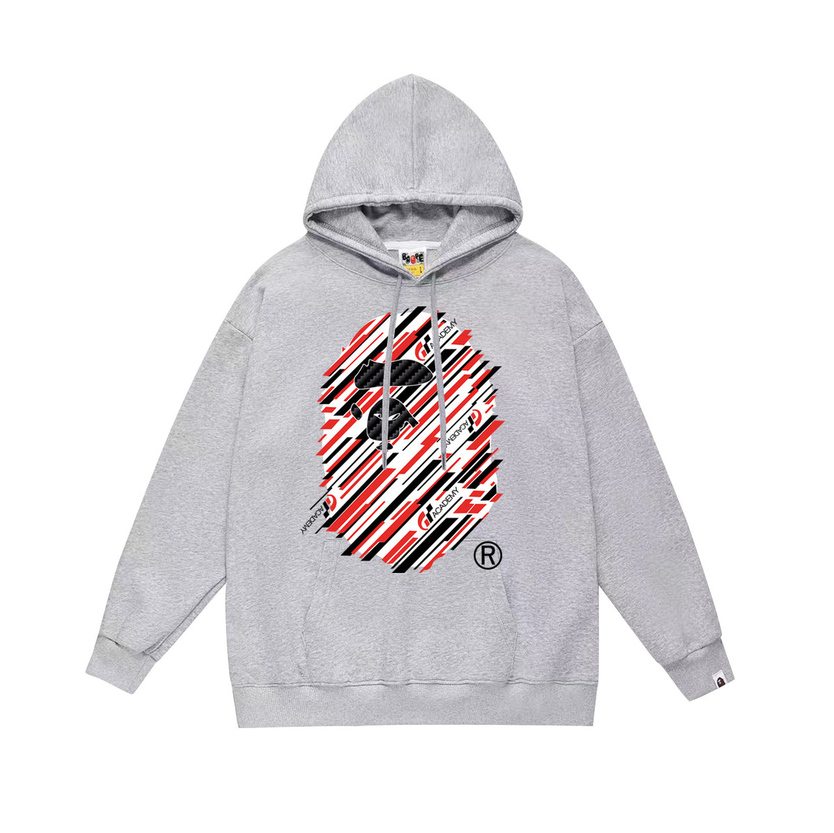 BAPE Hoodie Multi Camo Ape Head Print Street Fleece Pullover
