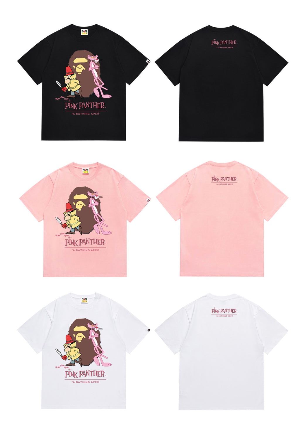 BAPE Ape Head Graphic Print Short Sleeve Tee Streetwear Unisex
