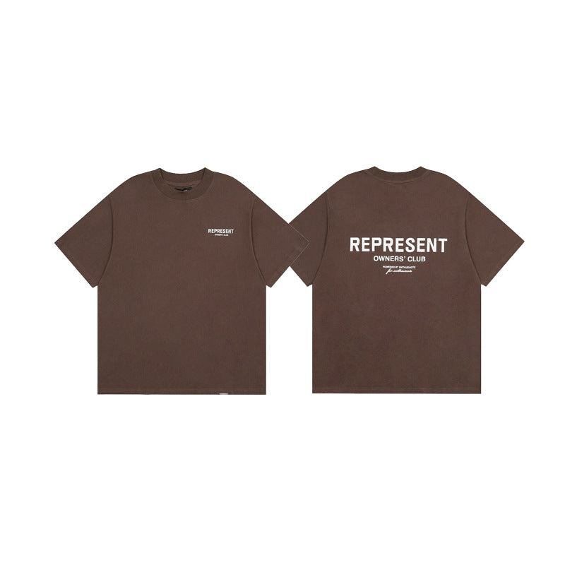 Represent Shark Washed Graphic Oversized Tee Streetwear Unisex