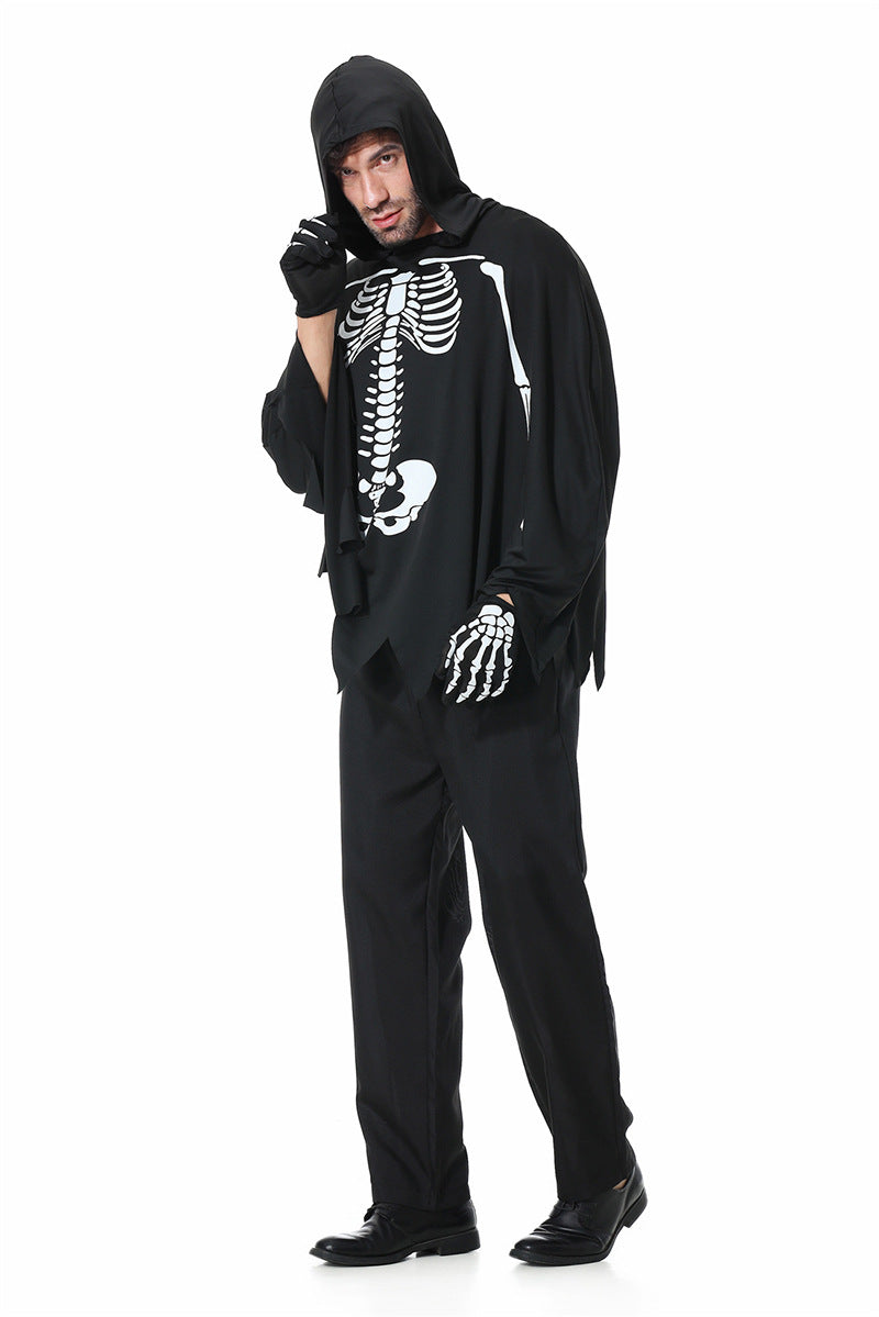 Halloween Men & Women Skeleton Ghost Bride Cosplay Couple Party Sets