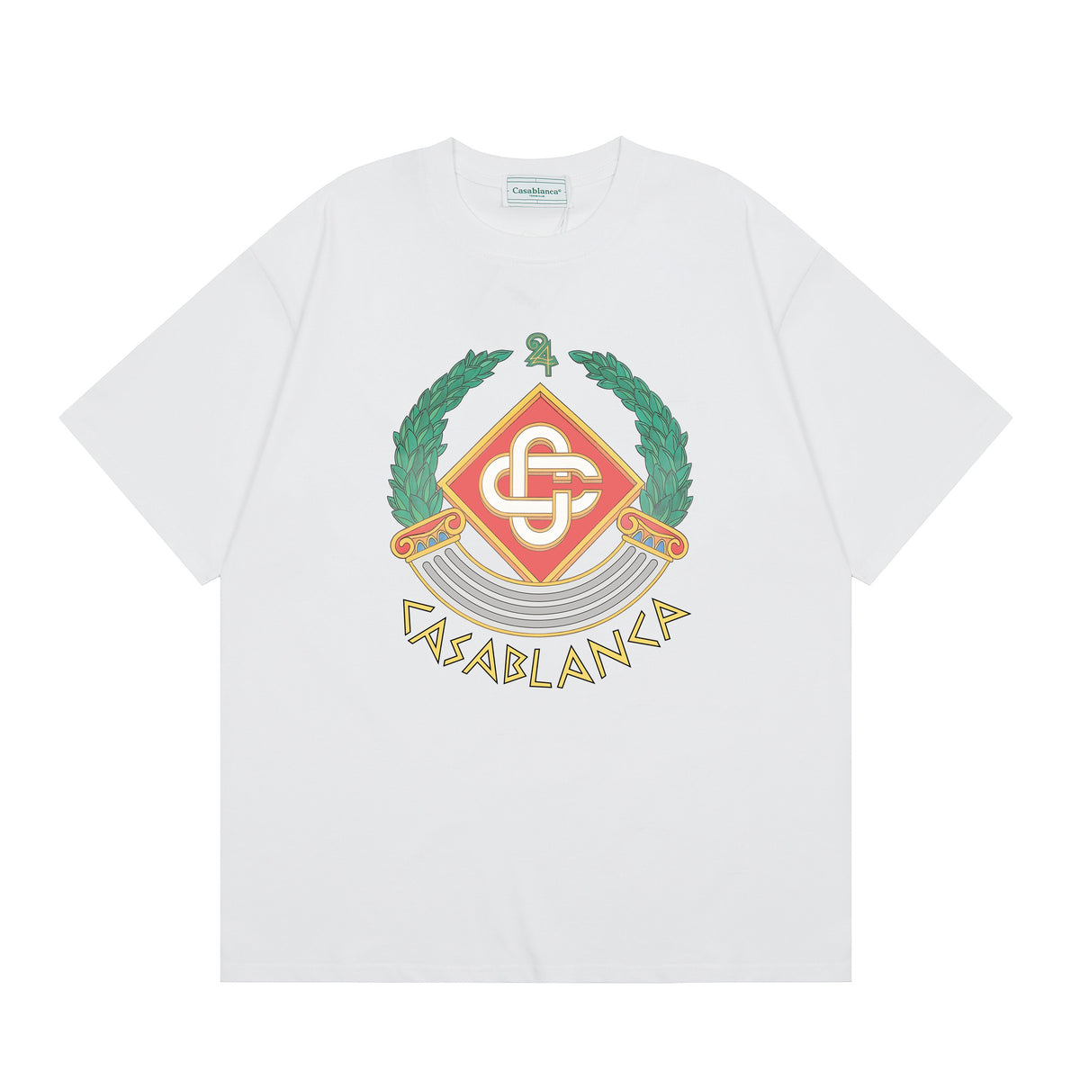Casablanca Multi‑Artwork Vintage Graphic Oversized Tee Streetwear