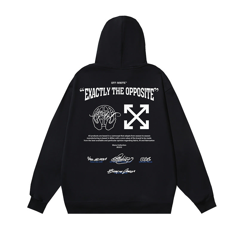 OFF-WHITE Caravaggio Angel Hoodie Heavyweight Streetwear Unisex