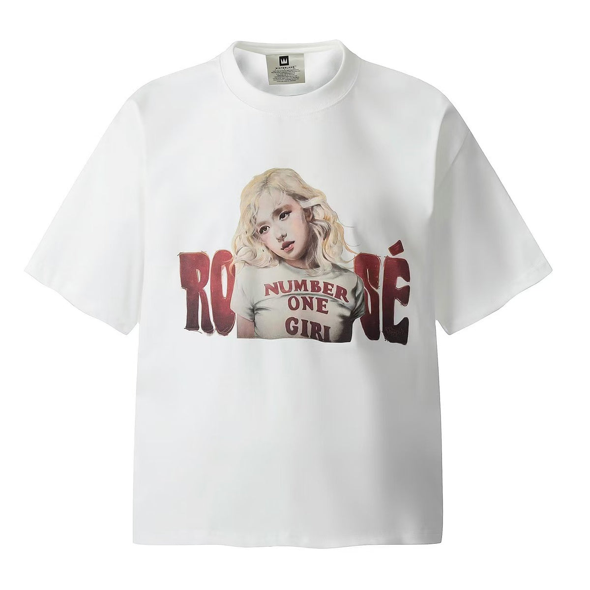 Saint Michael Vintage Washed Multi‑Print Graphic Oversized Tee Street