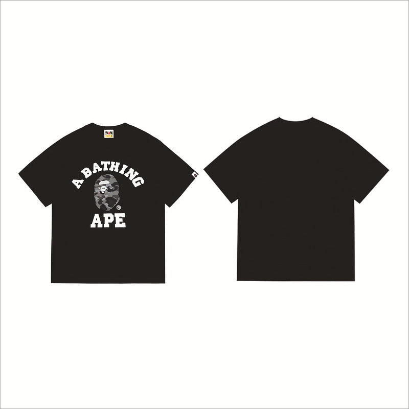 Bape Sakura Floral Graphic Oversized Tee Streetwear Unisex
