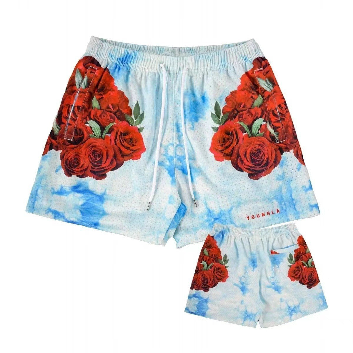 YOUNGLA 141 The Block Party Shorts
