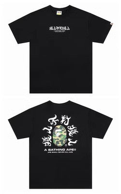 BAPE Ape Head Graphic Print Short Sleeve Tee Streetwear Unisex