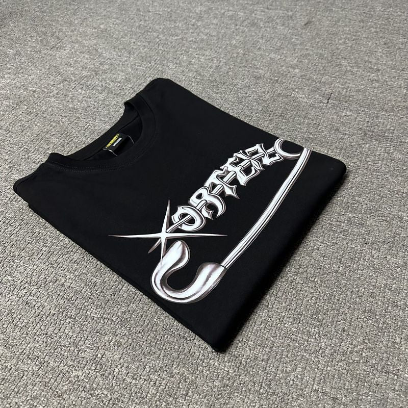 Corteiz Logo Letter Print Crew Neck Short Sleeve T‑Shirt Unisex
