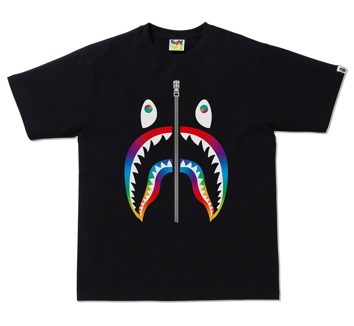 Bape Baby Milo Multi‑Print Graphic Oversized Tee Streetwear Unisex