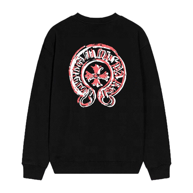 Chrome Hearts Cross Horseshoe Crewneck Sweatshirt Vintage Street Top