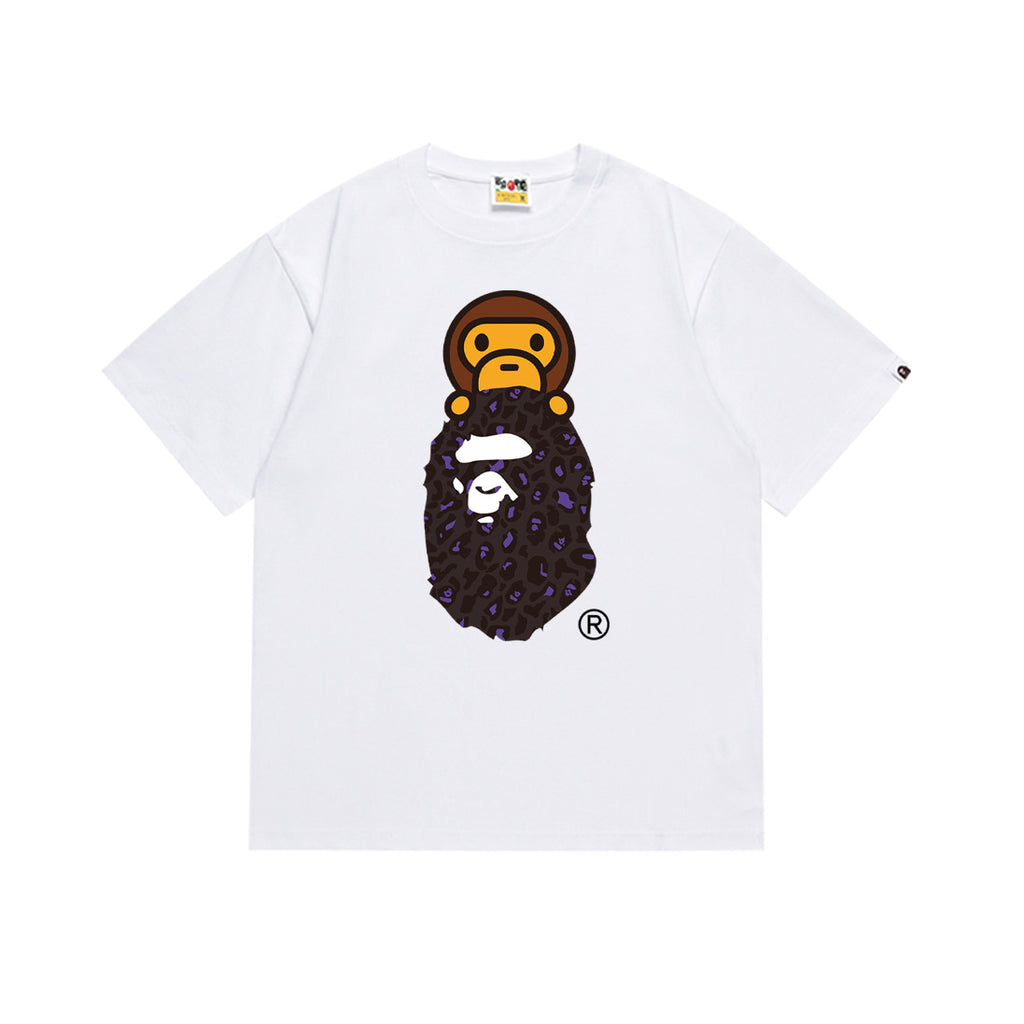 Bape Maneki Neko Ape Head Graphic Oversized Tee Streetwear Unisex