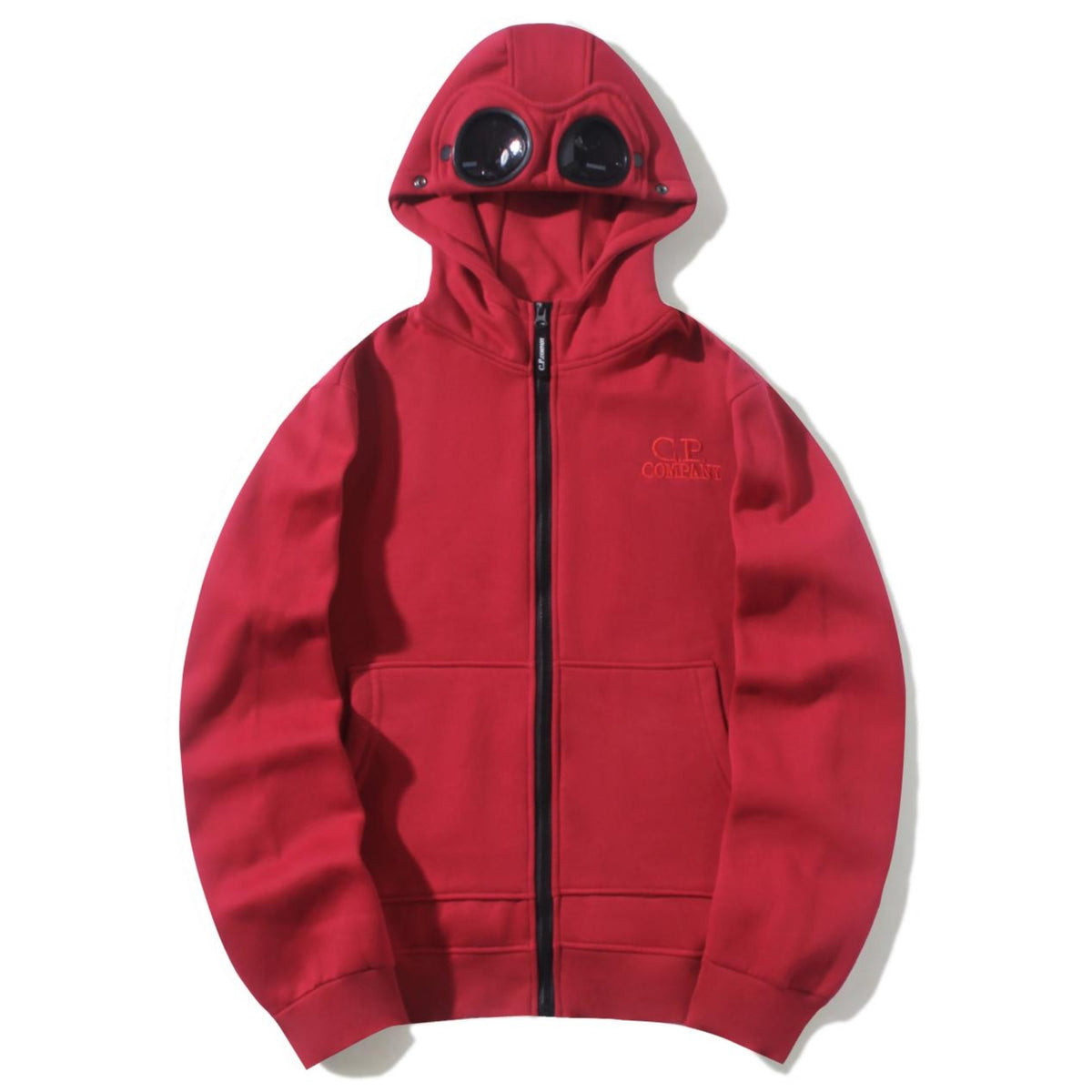 C.P. Company Goggle Zip Hoodie Lens Detail Sweatshirt