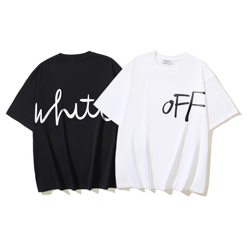 Figure Arrow Graphic Print Streetwear Crew Neck Short Sleeve T Shirt
