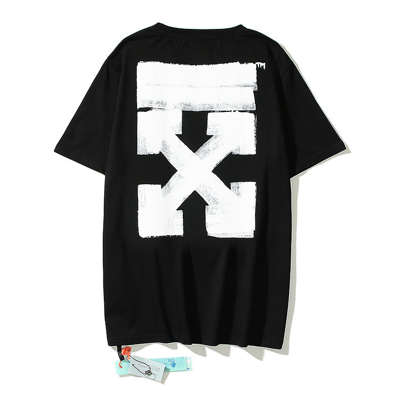 Off-White Arrow Graphic Print Short Sleeve Tee Streetwear Unisex