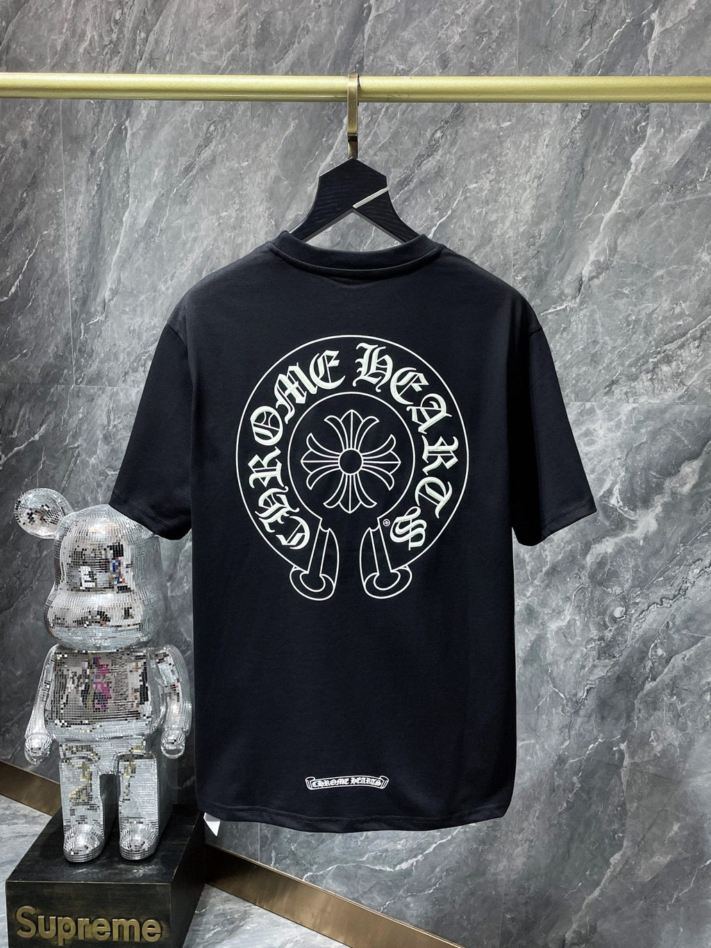 Chrome Hearts Horseshoe Sanskrit Glow In Dark Short Sleeve Tee Unisex