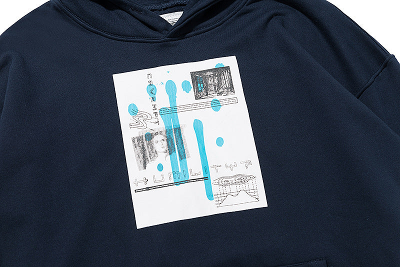 Cav Empt Panel Color Block Graphic Print Hoodie Unisex