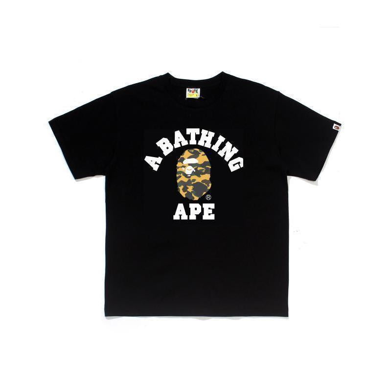 BAPE Ape Head Print Loose Unisex Streetwear T-Shirt