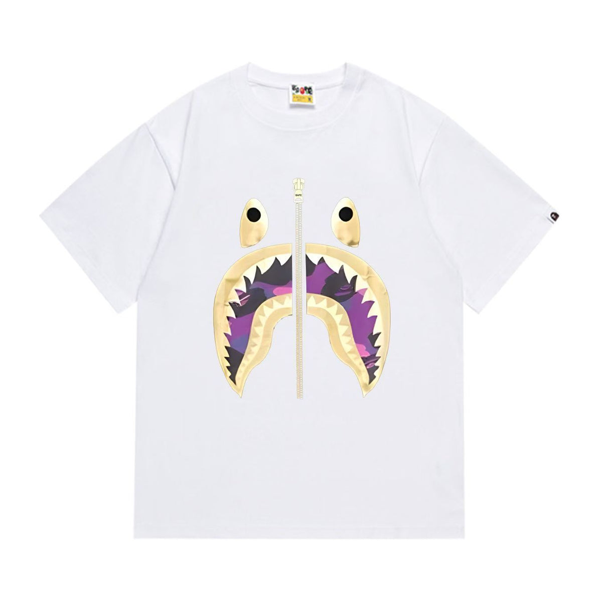 BAPE Ape Head Graphic Print Loose Unisex Streetwear T-Shirt