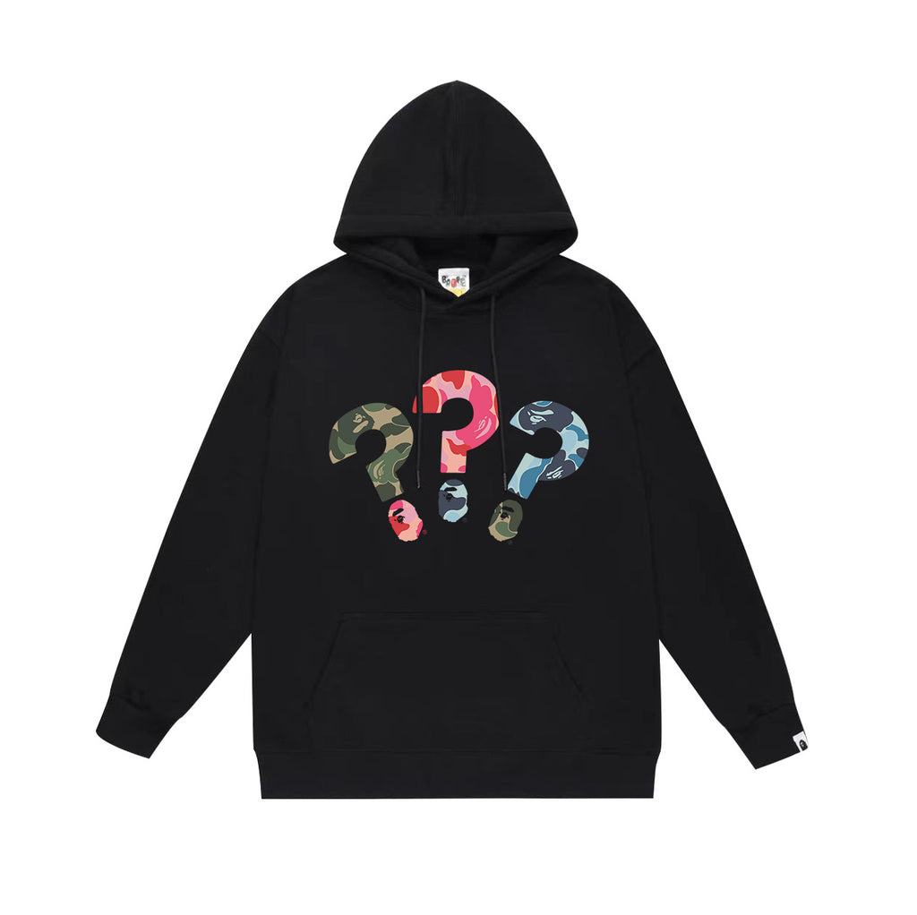 Bape Camo Ape Head Graphic Vintage Washed Oversized Hoodie Streetwear
