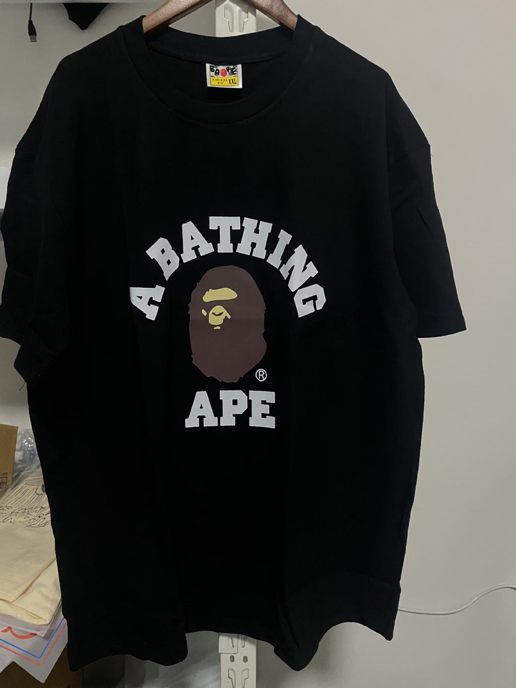 BAPE Ape Head Print Loose Unisex Streetwear T-Shirt