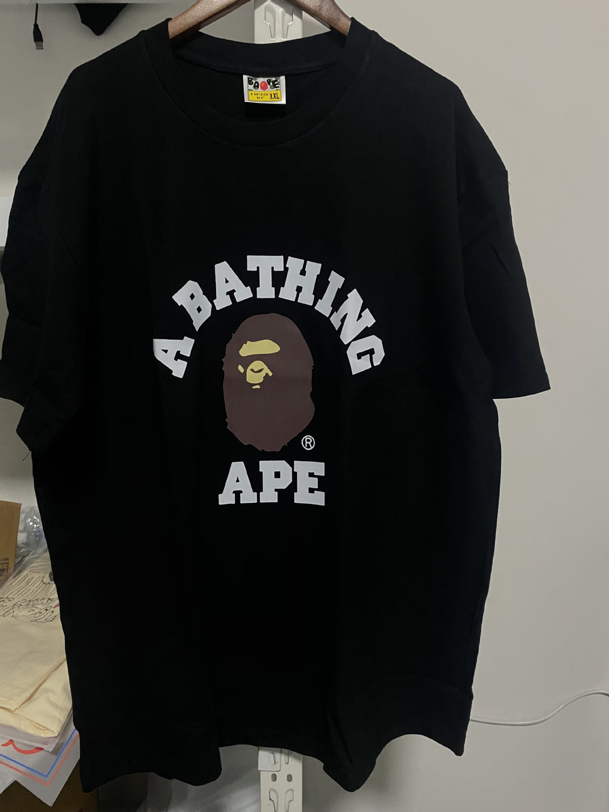 BAPE Ape Head Print Loose Unisex Streetwear T-Shirt