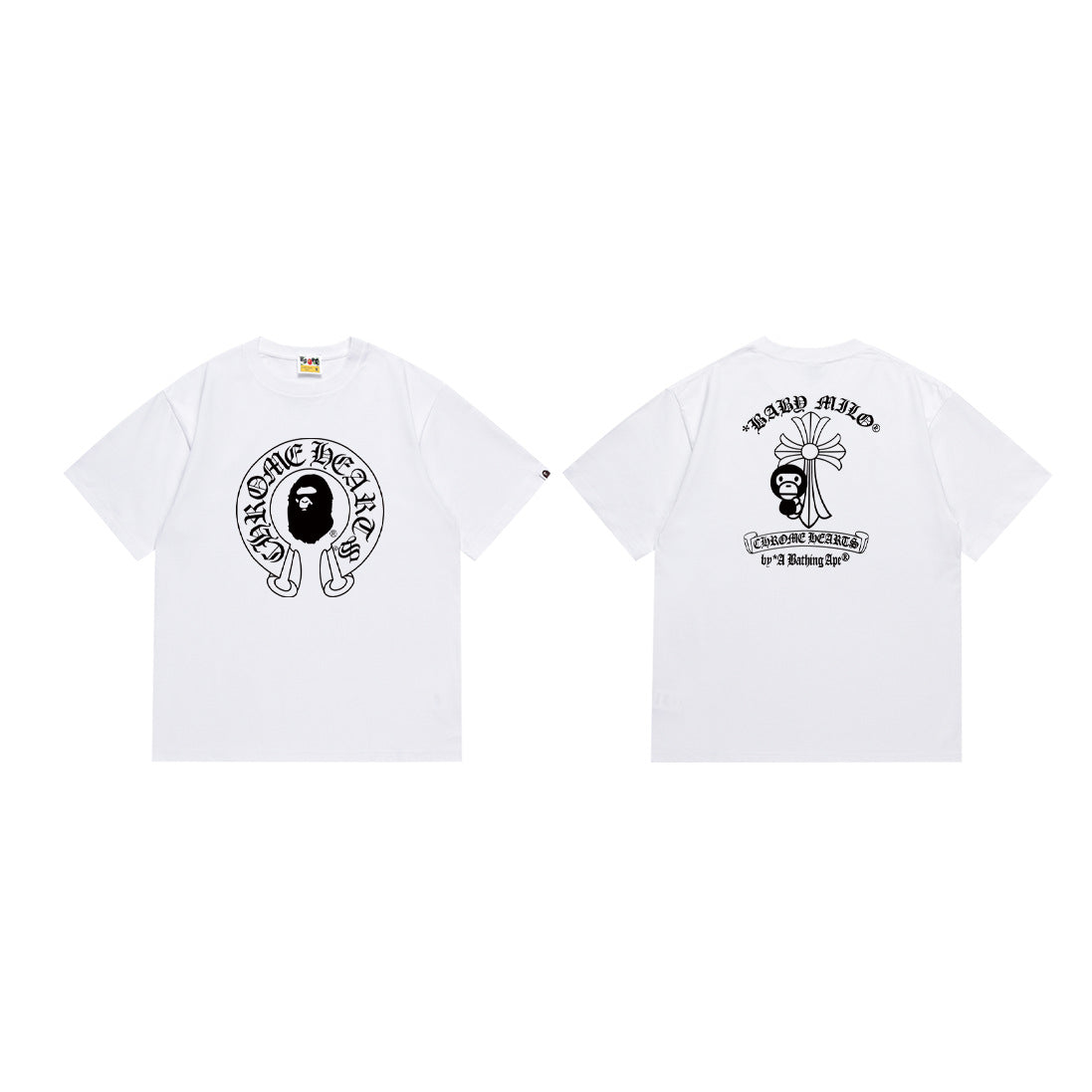 Bape Camo Ape‑Head Graphic Oversized Tee Streetwear Unisex