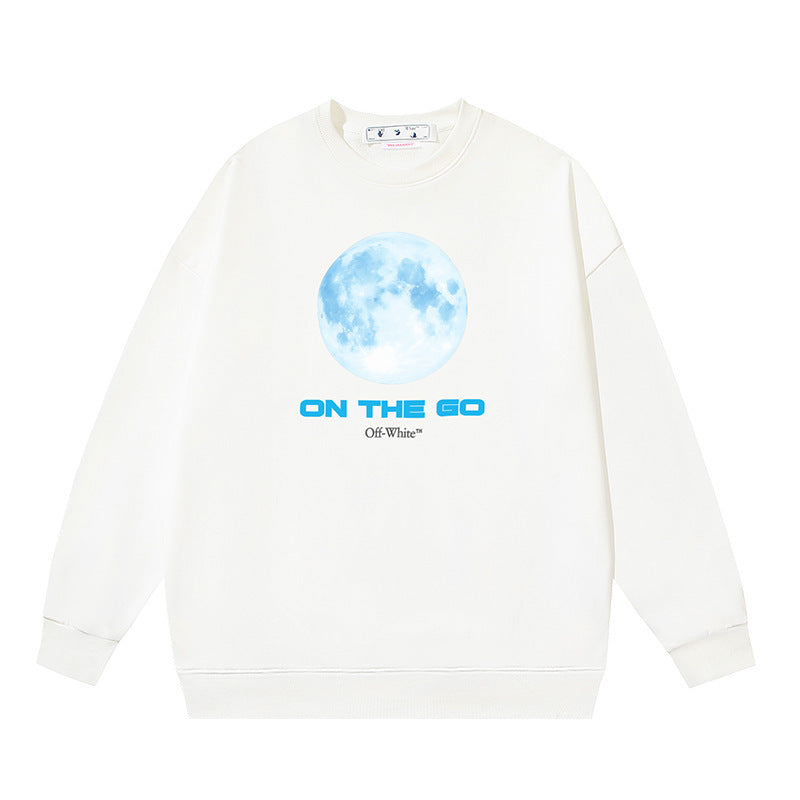Off-White Multi Graphic Arrow Logo Unisex Crew Neck Sweatshirt