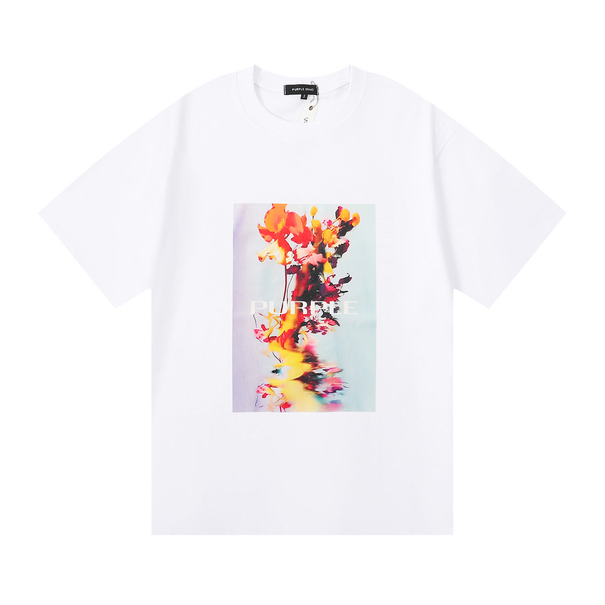 Purple Brand Graphic Tee Loose Unisex Vintage Streetwear T-Shirt