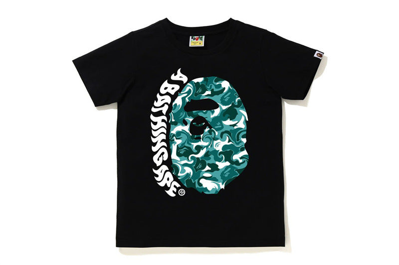 Bape Ape Head Shark Baby Milo Multi‑Print Heavyweight Tee Multi‑Style