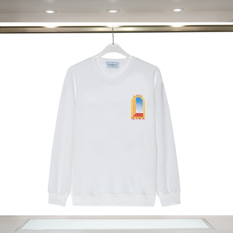 Casablanca Arch Logo Crewneck Casa Graphic Print Casual Pullover