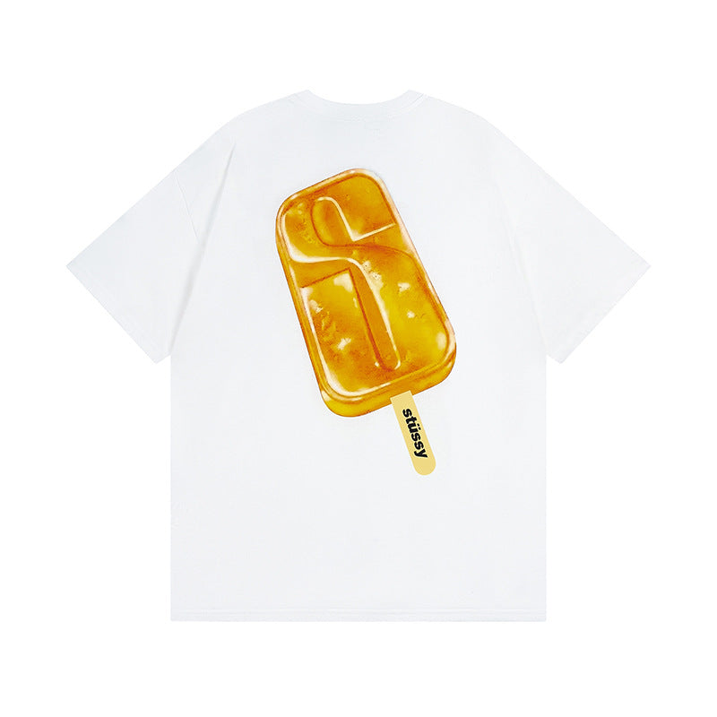 Stussy Dice 8 Ball Logo Print Oversized Tee Multi‑Style