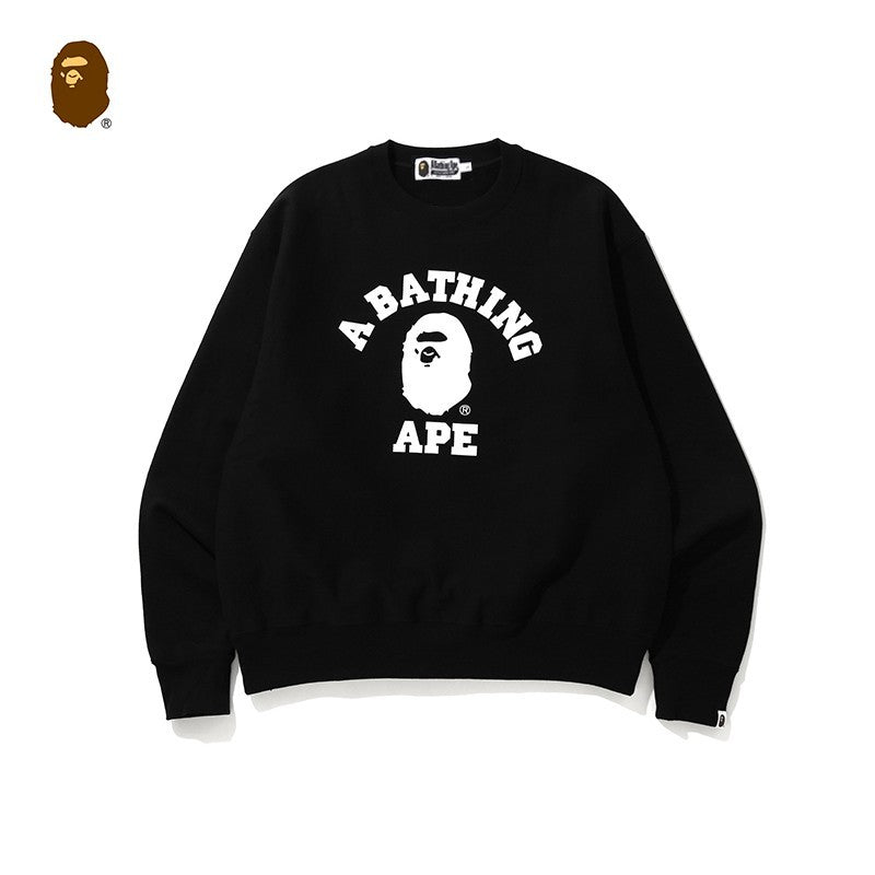 Bape Camo Ape Head Graphic Oversized Crewneck Streetwear Unisex
