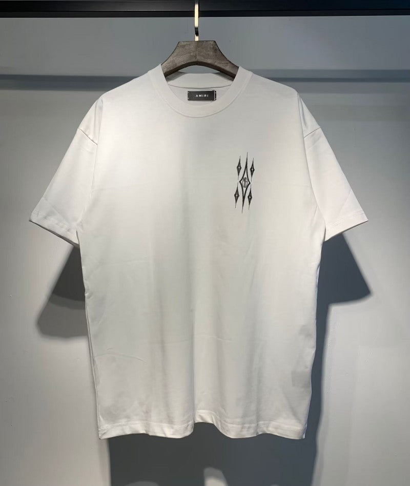 Amiri Multi‑Print Peace Dove Graffiti Oversized Tee Streetwear