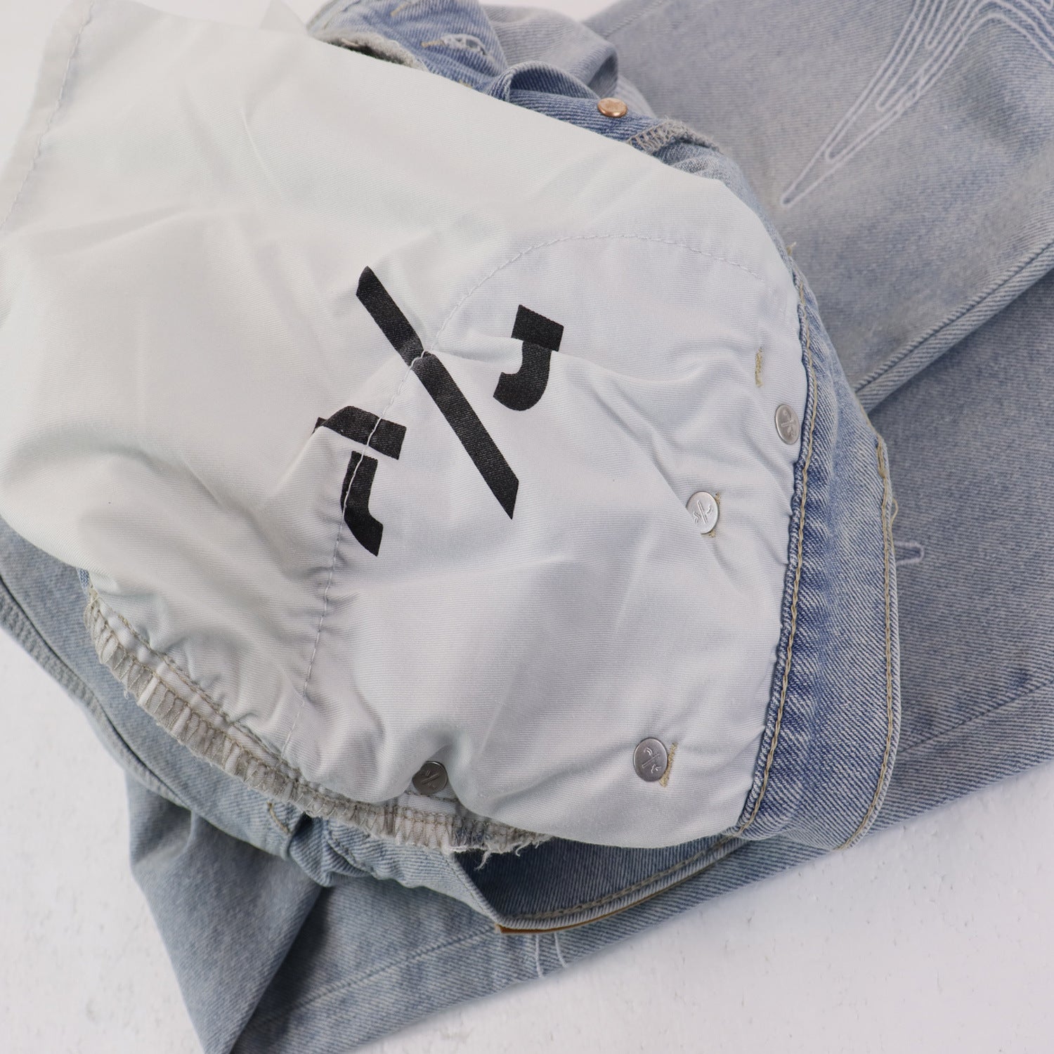 Purple Brand Star Embroidery Skinny Denim Jeans Unisex